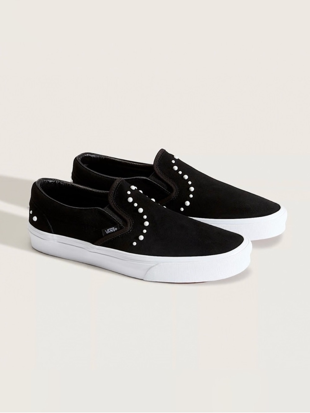 Vans Classic Slip-On Suede
Pearl Black Shoes Women 9.0US